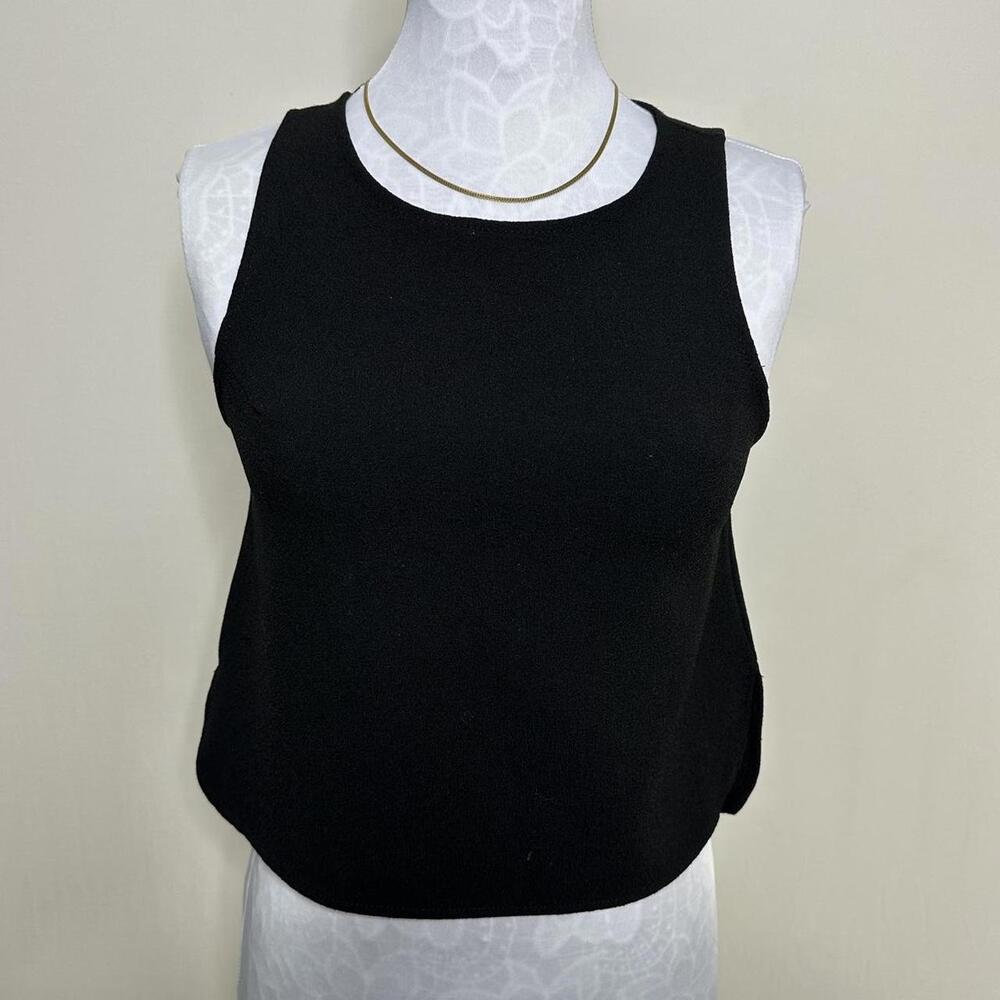 Sienna Sky Black Sleeveless Tank Top Sz S